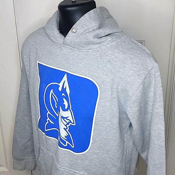 TRT Classics Duke Blue Devils Hoodie Size Medium Gray and Blue - Picture 3 of 7